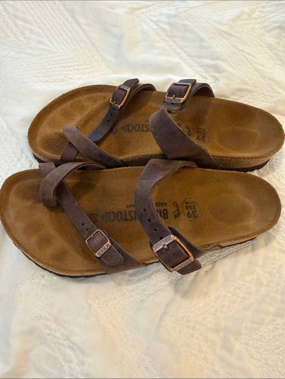 Birkenstock myari leather sandals sz 39 - Picture 7 of 8